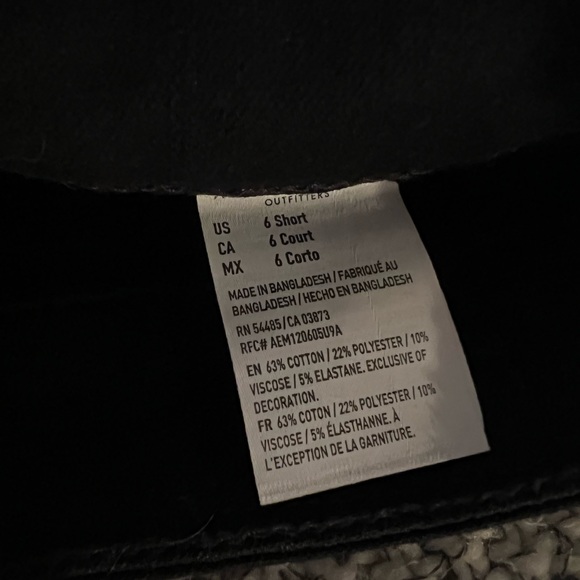 Black Distressed Jeans American Eagle - Picture 4 of 4